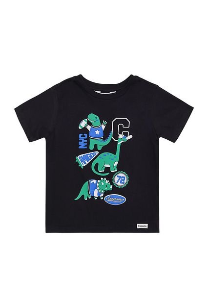 Camiseta Negro Codelin Bebe Niño 230718