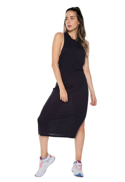Vestido Azul-Blanco Colcci Fitness