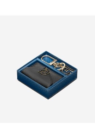 Billeteras En Cuero Cole Haan Original Town Card Negro Mujer Cole Haan