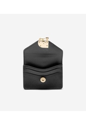 Billeteras En Cuero Cole Haan Original Town Card Negro Mujer