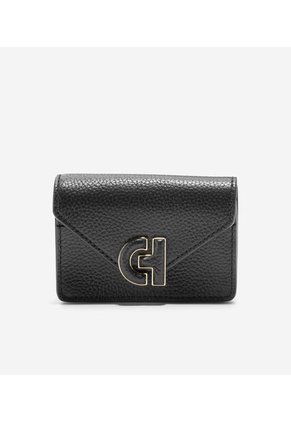 Billeteras En Cuero Cole Haan Original Town Card Negro Mujer