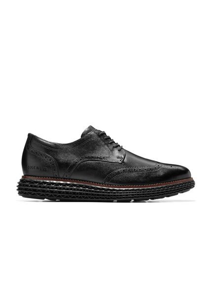 Tenis Deportivo ColeHaan Grand 2.0 Wingtip Negro Para Hombre