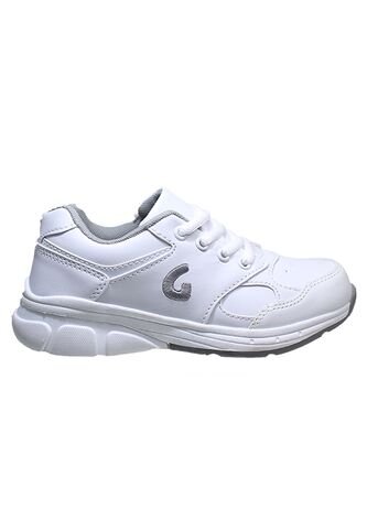 Gomosos Tenis Colegial Blanco Ajuste Cordones Colegial by Croydon