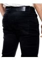 Black Slim Fit Jeans Con Desgastes Color Blue de Color Blue