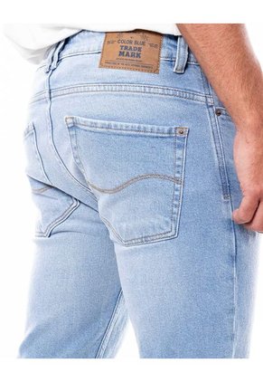 Regular Fit Jeans Tono Claro Eco Recycle Color Blue