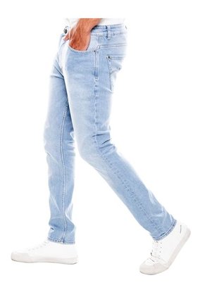 Regular Fit Jeans Tono Claro Eco Recycle Color Blue
