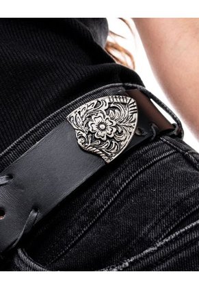 Correa Texana Con Tira Entrelazada Color Blue