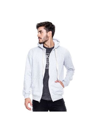 Buzo Perchado Con Capucha Y Cremallera En Frente Color Blue