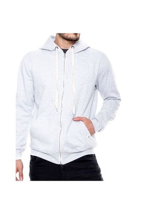 Buzo Perchado Con Capucha Y Cremallera En Frente Color Blue