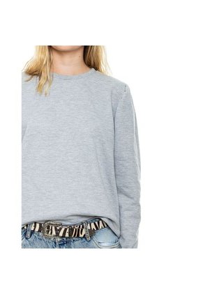 Buzo En Burda Cuello Redondo Con Recogido En Hombros Color Blue