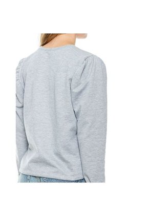 Buzo En Burda Cuello Redondo Con Recogido En Hombros Color Blue