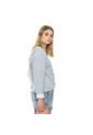Buzo En Burda Cuello Redondo Con Recogido En Hombros Color Blue de Color Blue