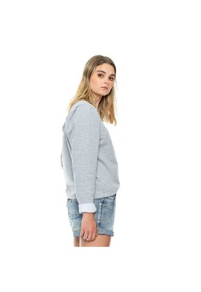Buzo En Burda Cuello Redondo Con Recogido En Hombros Color Blue