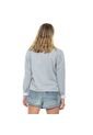 Buzo En Burda Cuello Redondo Con Recogido En Hombros Color Blue de Color Blue