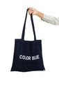 Tote Bag COLOR BLUE Color Blue de Color Blue