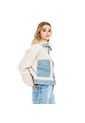 Chaqueta Ovejera Con Piezas En Denim Ecológico Color Blue de Color Blue