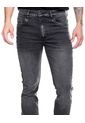 Black Denim Skinny Jeans Con Desgastes Color Blue de Color Blue