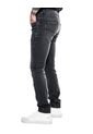 Black Denim Skinny Jeans Con Desgastes Color Blue de Color Blue