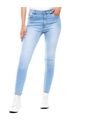 High Waist Skinny Fit Jeans Tono Medio Color Blue de Color Blue