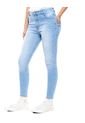 High Waist Skinny Fit Jeans Tono Medio Color Blue de Color Blue