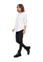 Camisa Manga Larga Con Apliques Decorativos Color Blue de Color Blue