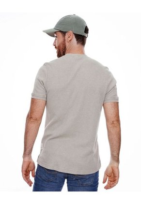 Camiseta Manga Corta Con Perilla Y Botones Color Blue