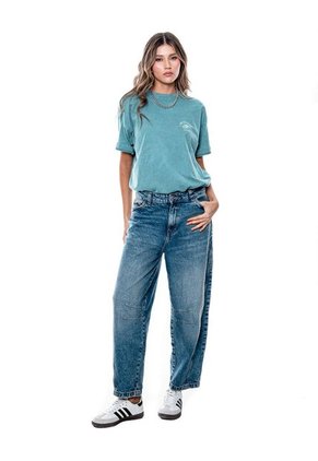 Camiseta Manga Corta Con Estampado Punto Corazón Color Blue