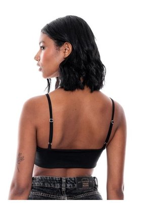 Top Anudado En Frente Con Tensores En Cargaderas Color Blue