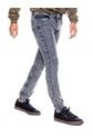 Black Denim Skinny Fit Lavado Acid Wash Color Blue de Color Blue