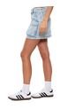 Falda Corta Tipo Cargo Eco Recycle Color Blue de Color Blue