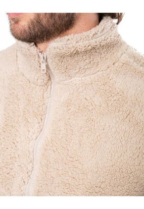 Buzo Abierto Ovejero Con Bolsillos Color Blue