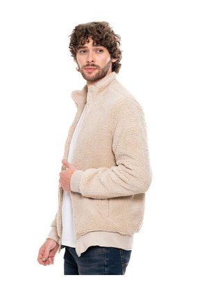 Buzo Abierto Ovejero Con Bolsillos Color Blue