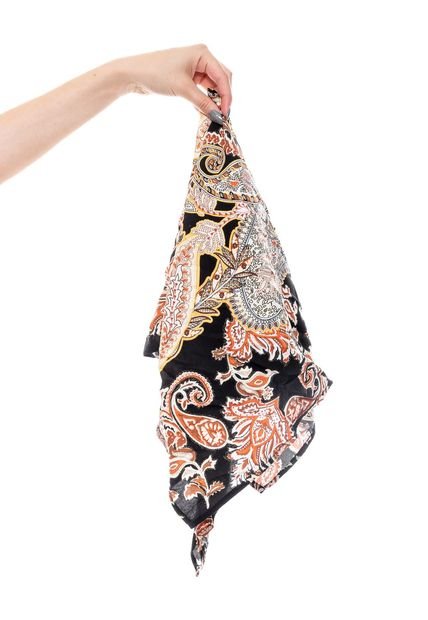 Pañoleta Estampado Patchwork Color Blue