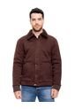 Chaqueta Trucker Con Cuello Ovejero Color Blue de Color Blue