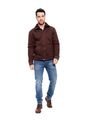 Chaqueta Trucker Con Cuello Ovejero Color Blue de Color Blue