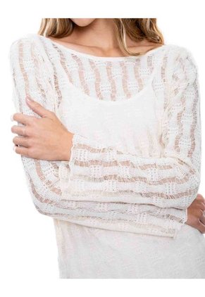 Maxi Vestido Tejido Manga Larga (Incluye Forro) Color Blue