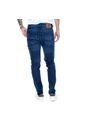 Slim Fit Jeans Eco Recycle Tono Oscuro Color Blue de Color Blue