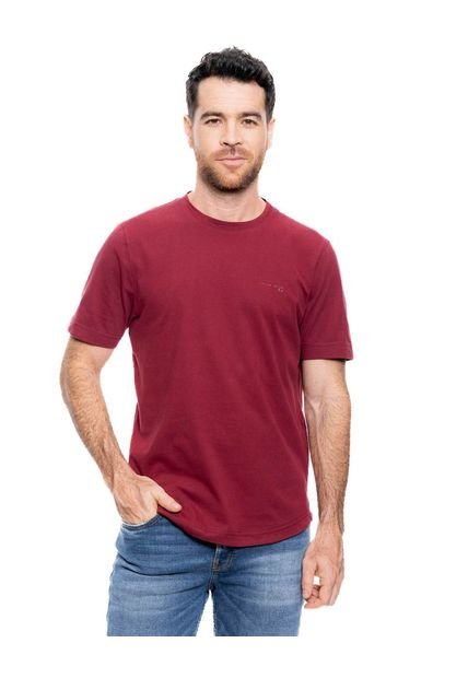 Camiseta Cuello Redondo Con Estampado Punto Corazón Color Blue