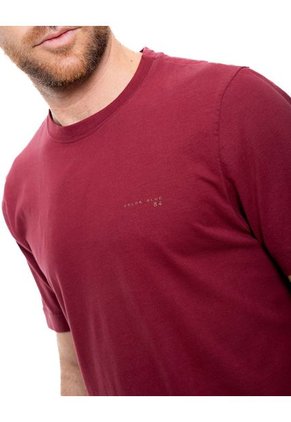 Camiseta Cuello Redondo Con Estampado Punto Corazón Color Blue