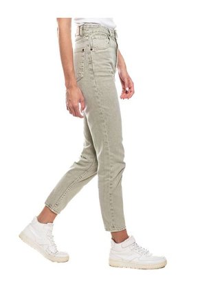 Pantalón Mom Fit High Waist Teñido Old Wash (Se Sugiere Comprar Una Talla Más A La Habitual) Color Blue