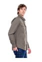Camisa Manga Larga Con Bolsillos Y Tapas Color Blue de Color Blue