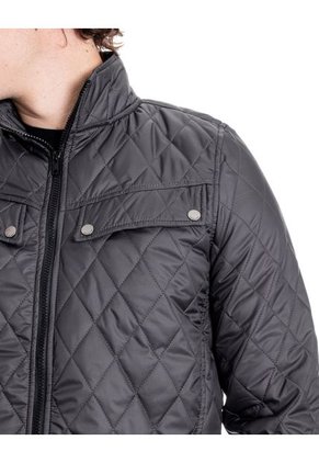 Chaqueta Acolchada Con Bolsillos Delanteros Color Blue