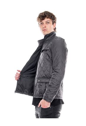 Chaqueta Acolchada Con Bolsillos Delanteros Color Blue