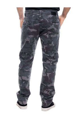 Pantalón Cargo Camuflado Color Blue