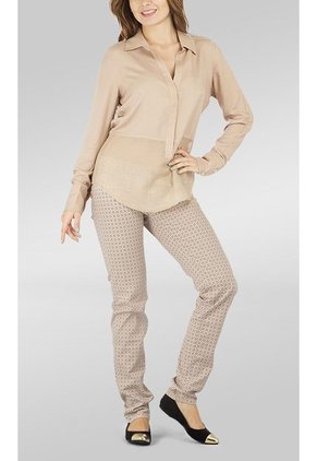 Pantalón Mujer Color Siete Rosa