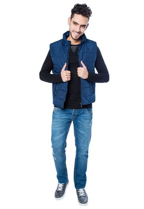 Chaleco Color Siete Azul Oscuro