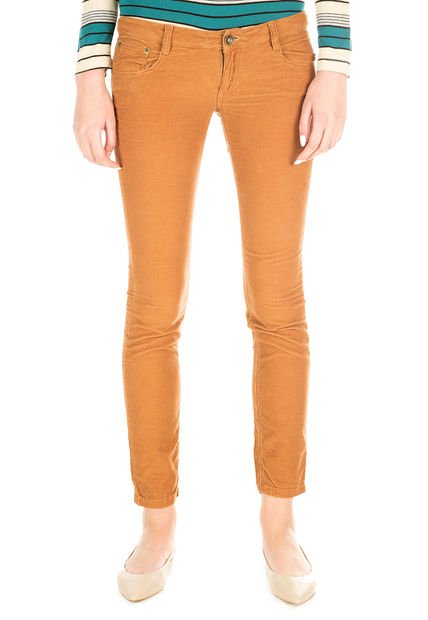 Pantalón Color Siete Canela