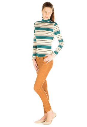 Pantalón Color Siete Canela