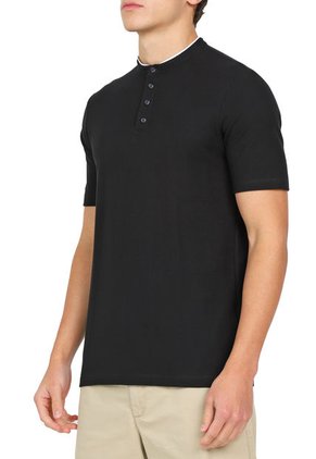 Polo Negro-Blanco COLORE