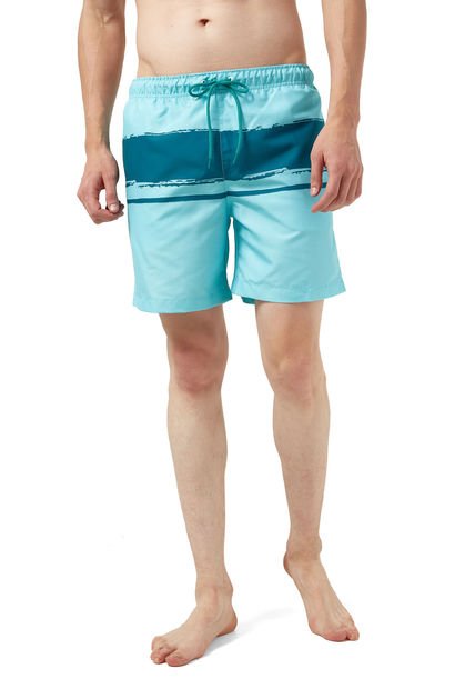 Pantaloneta Celeste-Azul Petróleo COLORE